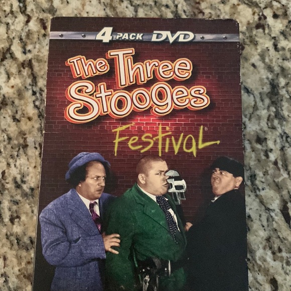 The Three Stooges 4 pack DVD set. See photos for details. Bundle with other - Picture 2 of 13